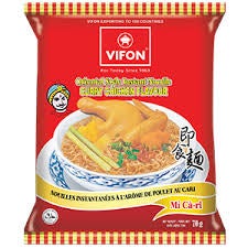 Currykana pikanuudeli 30x70g VIFON
