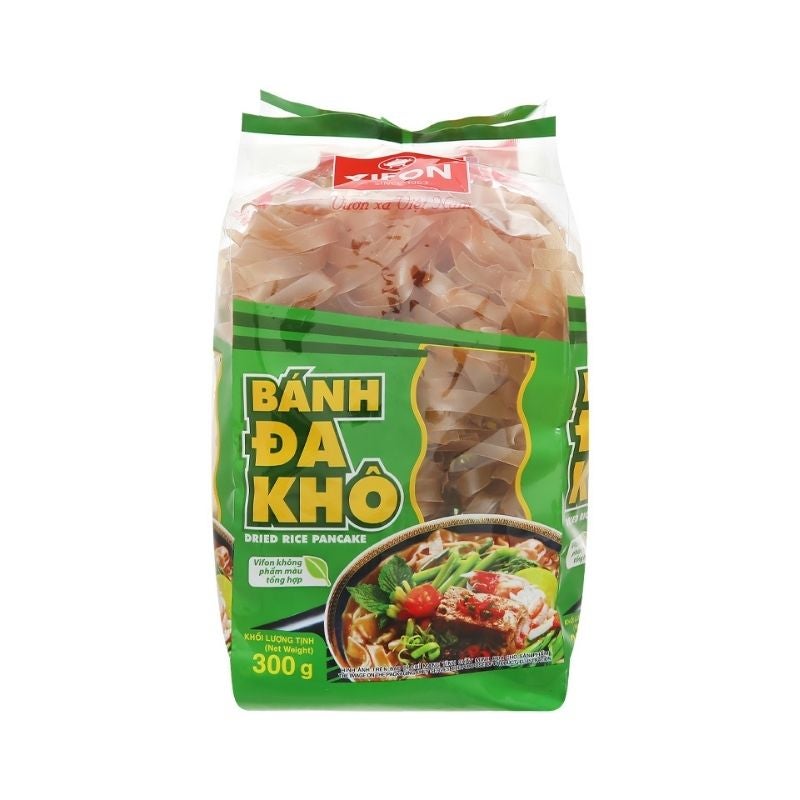 Kuivatut leve&auml;t riisinuudelit "Banh Da Kho" 300g VIFON